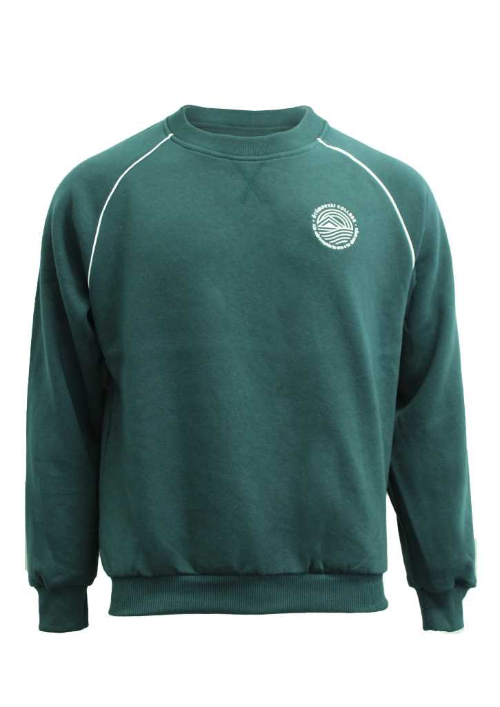 Otumoetai College Sweatshirt Dark Green/White